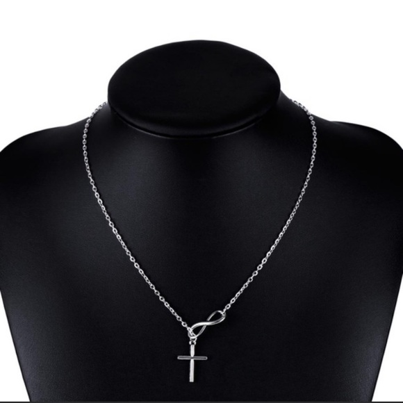 Cross Infinity Necklace - Picture 3 of 3